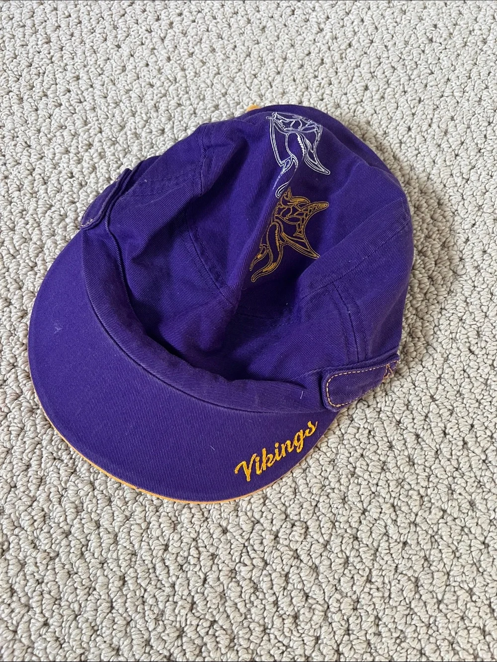 Reebok Purple and Gold Vikings Cap
